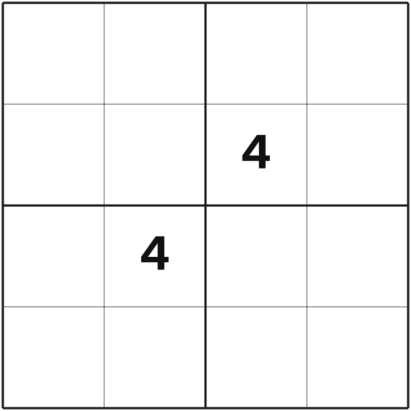 Sudoku 4x4 tutorial diagram 6